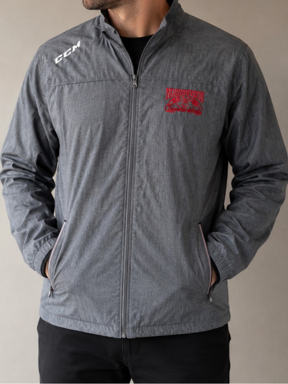 CCM Wolverines Hockey Jacket – Men’s Large